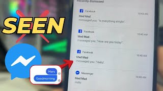 How to Read Messages on Messenger Without being Seen  Without App [upl. by Ettigirb757]