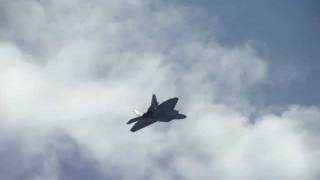 F22 Raptor Hovers and Travels Backwards and performs other Maneuvers [upl. by Arutak]