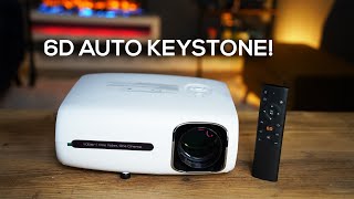 Yaber V7 Pro Projector Review 6D Auto Keystone is great [upl. by Yrreiht]