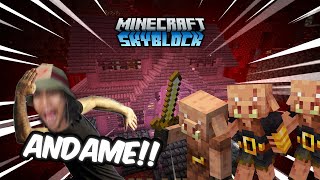 PEENOISE MINECRAFT SKYBLOCK 20  WE FOUND THEIR MANOR [upl. by Patric450]