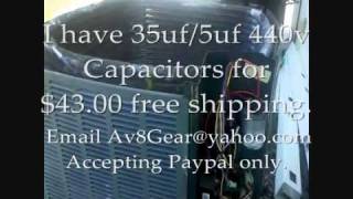 AC ProblemRepair TRANE XR13  Fan Motor Capacitor Trouble Shoot and Repair [upl. by Muire]