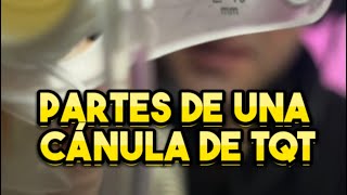 Partes de una cánula de traqueostomía [upl. by Sucrad]