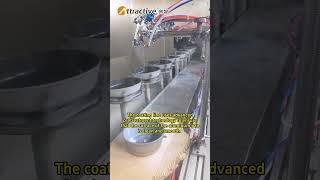 NonStick Pan Painting Line Manufacturer coatingline paintingline coatingequipment sprayingline [upl. by Alejo719]