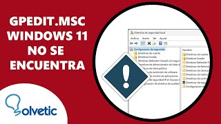 GPEDITMSC WINDOWS 11 NO SE ENCUENTRA [upl. by Lodie]