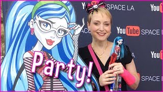 Monster High Dress Up Party at YouTube Space LA  Adventures of the Ghoul Squad [upl. by Ahsina]