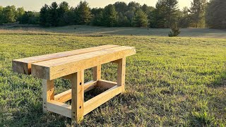 Basic Split Top Roubo Workbench Build [upl. by Muhcan]