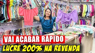 ROUPAS FEMININAS ESTILO MODINHA NA FÁBRICA DE ATACADO EM GOIÂNIA [upl. by Ty]