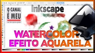 Tutorial Inkscape  Efeito Aquarela [upl. by Josselyn]