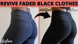 Easy Hack To Revive FADED Black Clothes [upl. by Botnick]