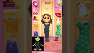 Chad dackson outfit ideas in Talking Angela 2 angela Chaddackson shorts [upl. by Melburn]