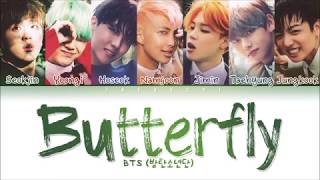 BTS  Butterfly Color Coded Lyrics EngRomHan가사 [upl. by Halverson]