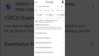 IGNOU exam form Kaise bhare IGNOU exam form 2024 [upl. by Yvette]