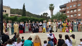 Trobada de gegants darreu  30 anys dels gegants de Sant Climent del Llobregat 2023 [upl. by Anaerdna]