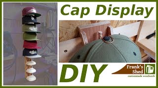 🔥 Kappen Sammlung richtig aufhängen  DIY Hat Rack Tutorial  Cheap amp Easy [upl. by Jolene]