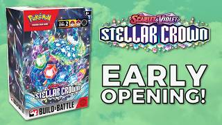 Stellar Crown PreRelease had loaded Packs High HitRate Early Opening [upl. by Akinad810]