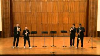 Primavera Mundi  Clarinet quartet quotNevskyquot [upl. by Thane]