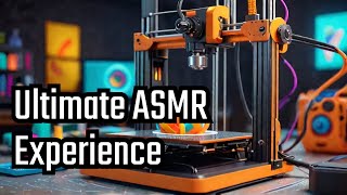 3D PRINTER ASMR JUST A FULL PRINT amp MACHINE NOISE [upl. by Agnimod]