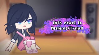 Mlb react to Memes Miraculous Ladybug [upl. by Orofselet]