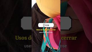 🛑Uses of the Word CLOSE ❌ spanishlanguage spanish shorts close learn class teacher usa uk [upl. by Ahsemaj330]