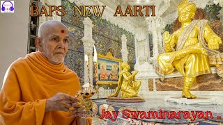 BAPS New Aarti  with 12 BAPS Temple Murti Darshan  Jay Swaminarayan  New edit 2024 [upl. by Etnaed]