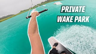 PRIVATE WAKEBOARD PARK  THE COMPOUND [upl. by Aniled657]