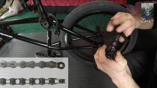 How to Install a Bmx Chain Tips for Sizing and Breaking a Bmx Chain [upl. by Yecart443]