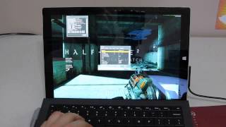 Surface Pro 3  Half Life 2 Deathmatch Gaming Performance [upl. by Beatrisa]