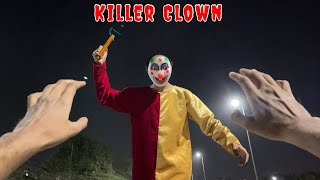 Killer Clown 😱 Real Attack Escape Pov in India 🔥killerclown pennywise pennywisetheclown escape [upl. by Aronael]