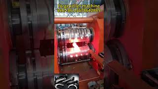 How to make Control arm preshape by roll forging machine  rollforging forging metalforge [upl. by Mauceri]