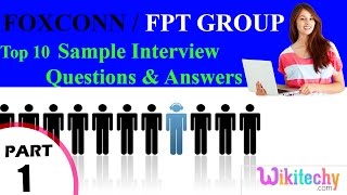 foxconn  fpt group top most interview questions and answers for freshers  experienced tips [upl. by Mount]