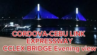 CCLEX Bridge IN Cebu Philippines II Evening view II Going to MACTAN AIRPORT [upl. by Julina730]