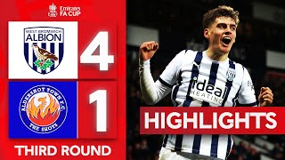 The Baggies Cruise Past Aldershot  West Bromwich Albion 41 Aldershot Town  Emirates FA Cup 2324 [upl. by Babb576]