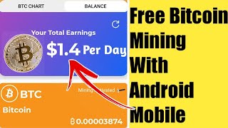 Bitcoin Mining  Bitcoin Earning App  Bitcoin Mining on Android 1 [upl. by Tremayne428]