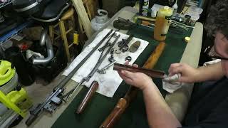 Cleaning and Lubing a Friends M1 Garand [upl. by Adnolahs]