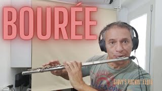 Bouree Jethro Tull reworking from JSBach suite BWV 996 live Rock Flute Cover [upl. by Berard]