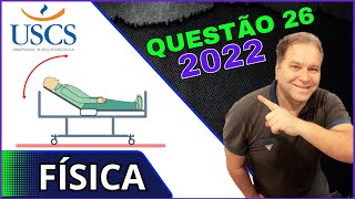 USCSSP MEDICINA 2022  Física  MCU  Uma cama hospitalar possui um mecanismo que permite mover [upl. by Aicilif]