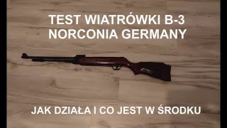 Test quotwiatrówkiquot B3 quotNorconia Germanyquot a właściwie wyrobu wiatrówkopodobnego [upl. by Chun257]