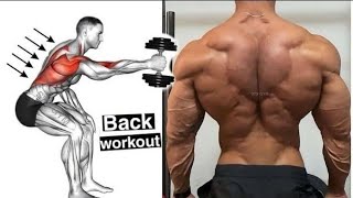 Bigger Back Warkout With Dambbal At Gym [upl. by Musa]