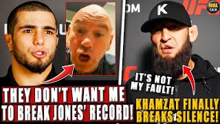 UFC Fighter ACCUSES UFC of DENYING him the chance to break Jon Jones record Khamzat BREAKS SILENCE [upl. by Yesima441]