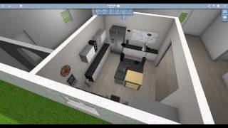 Home Design 3D Speed Design  Kitchen [upl. by Casanova]