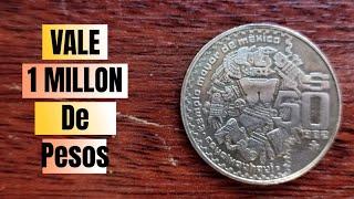 VALE 1 MILLON DE PESOS  Monedas de México  monedas Mexicanas Mexican coins [upl. by Hsetirp286]