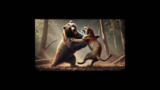 Bear vs Tiger Epic Wildlife Showdown  Who Will Win [upl. by Agni]