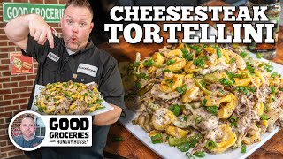 Matt Husseys Cheesesteak Tortellini  Blackstone Griddles [upl. by Mile]