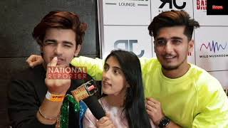 Bhavin Bhanushali Vishal Pandey and Sameeksha Sud Full Exclusive Interview At Badnaam Song Launch [upl. by Eldridge]