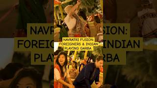 Navratri Fusion Indians amp Foreigners Unite for Dandiya Raas amp Garba Night  Komalgohil [upl. by Ileyan]