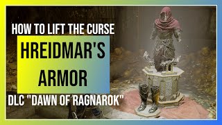 AC Valhalla Dawn of Ragnarok Hreidmars Armor  How to lift the Curse Motsognirs Clarity Runes [upl. by Dilks603]