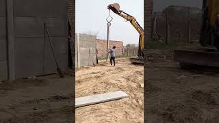 Installation process of the cement enclosure structure [upl. by Boehmer]