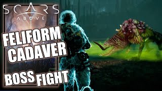 Scars Above  Feliform Cadaver Boss Fight [upl. by Bortz446]