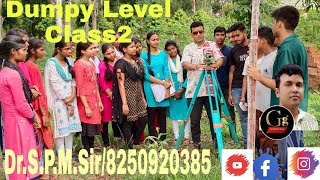 Dumpy level surveyDumpy level survey in geographyDumpy level survey practical [upl. by Yalc]