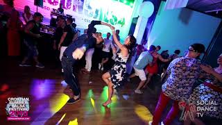 Panagiotis Aglamisis amp Zlatka  Salsa social dancing  Croatian Summer Salsa Festival Rovinj 2018 [upl. by Alegnat]